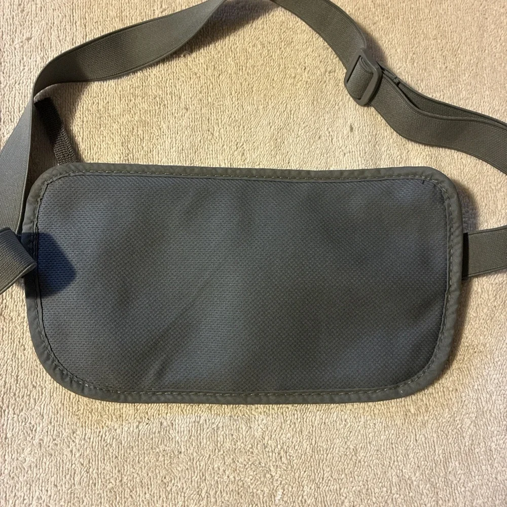 Lanney Money Belt for Travel Unisex Slim Hidden Travel Wallet RFID Blocking NWOT